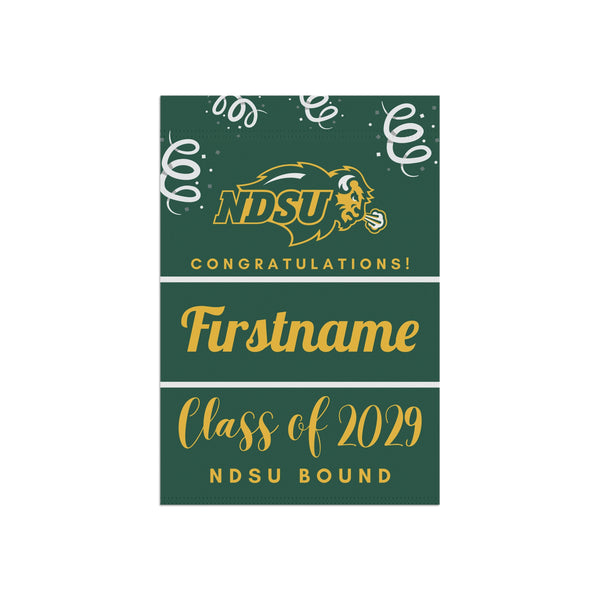 Personalized NDSU 2029 Yard Flag