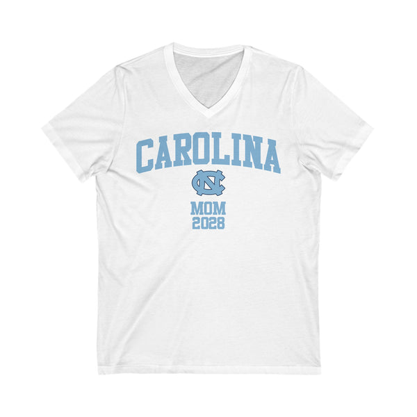UNC Chapel Hill Class of 2028 MOM V-Neck Tee