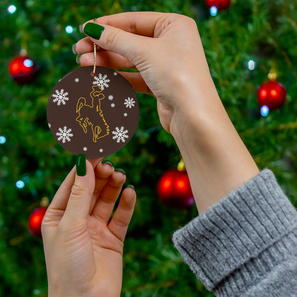 Wyoming Ceramic Ornaments
