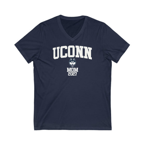 UConn Class of 2027 MOM V-Neck Tee