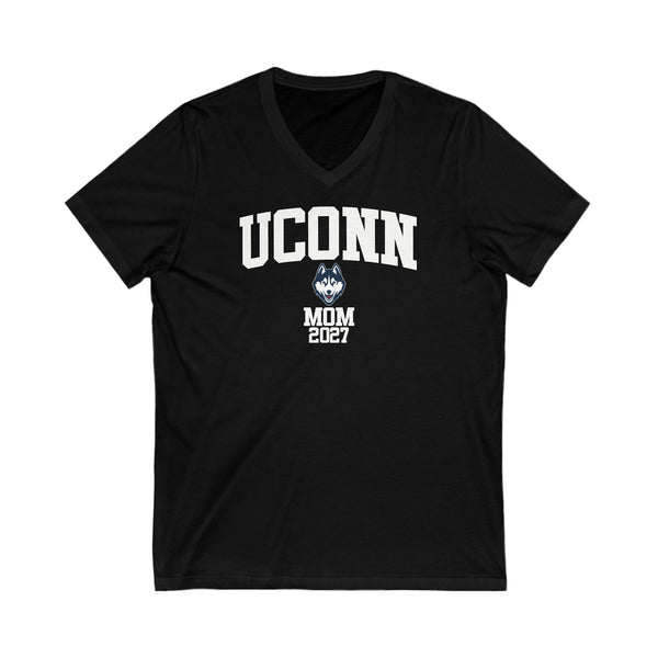 UConn Class of 2027 MOM V-Neck Tee