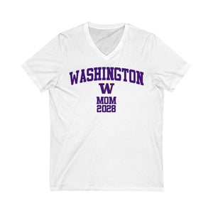 Washington Class of 2028 MOM V-Neck Tee