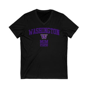 Washington Class of 2028 MOM V-Neck Tee