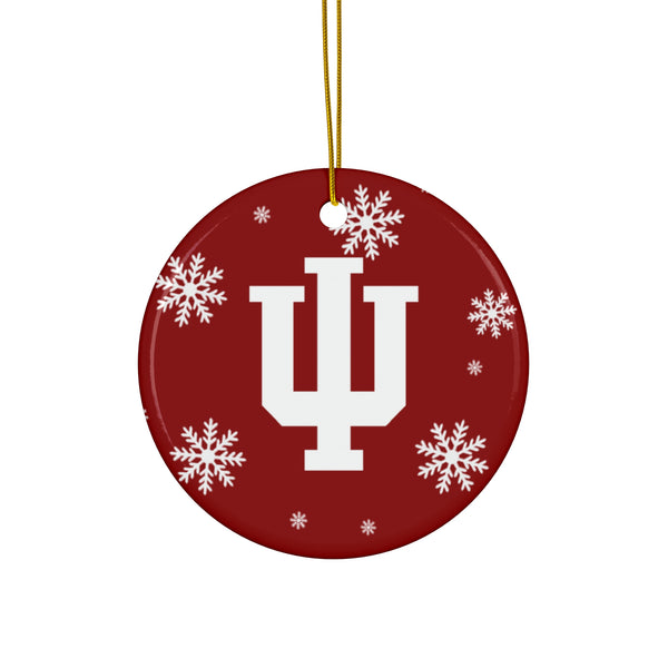 Indiana Christmas Ceramic Ornaments