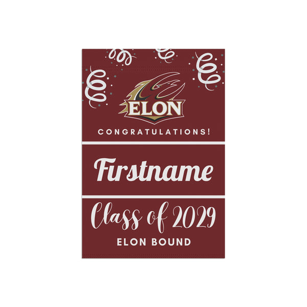 Personalized Elon 2029 Yard Flag