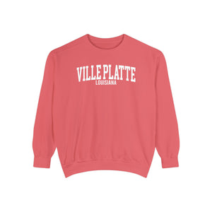 Ville Platte Louisiana Comfort Colors Sweatshirt