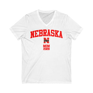 Nebraska Class of 2028 MOM V-Neck Tee