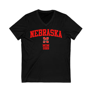 Nebraska Class of 2028 MOM V-Neck Tee