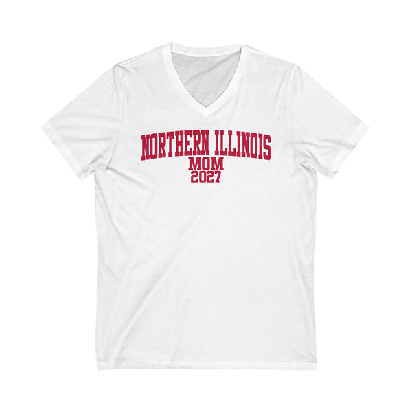 NIU Class of 2027 MOM V-Neck Tee