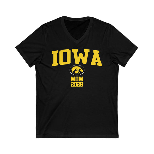 Iowa Class of 2028 MOM V-Neck Tee