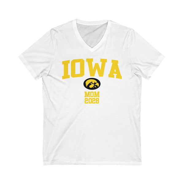 Iowa Class of 2028 MOM V-Neck Tee