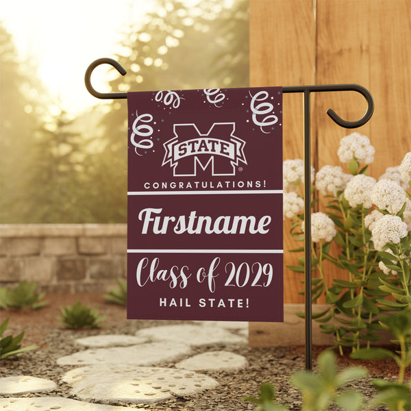 Personalized Miss State 2029 Yard Flag