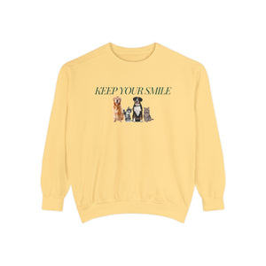 Keep Your Smile Comfort Colors Sweatshirt