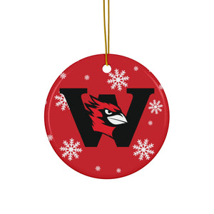 Wesleyan Ceramic Ornaments