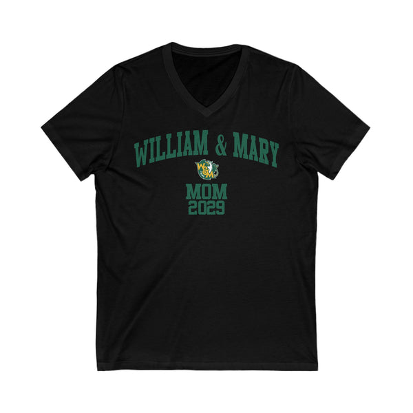 W&M 2029 MOM V-Neck Tee