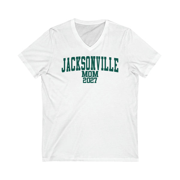 Jacksonville Class of 2027 MOM V-Neck Tee