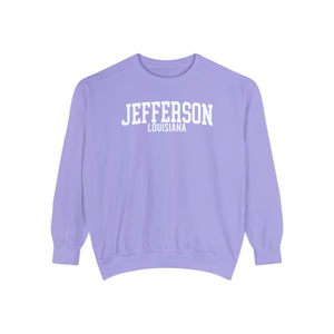 Jefferson Louisiana Comfort Colors Sweatshirt