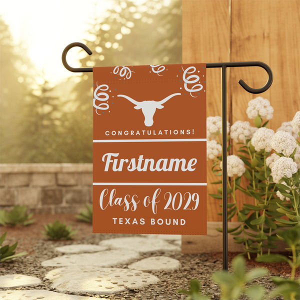 Personalized UT Austin 2029 Yard Flag