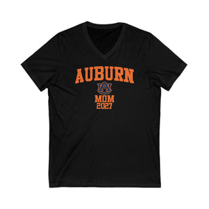 Auburn Class of 2027 MOM V-Neck Tee