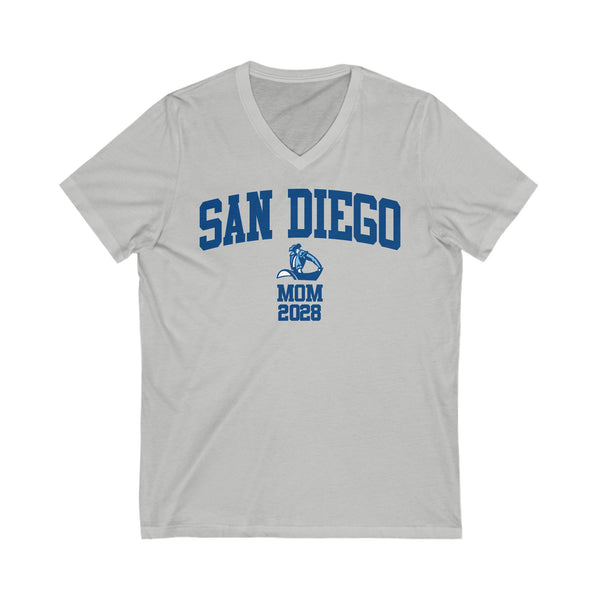 San Diego Class of 2028 MOM V-Neck Tee