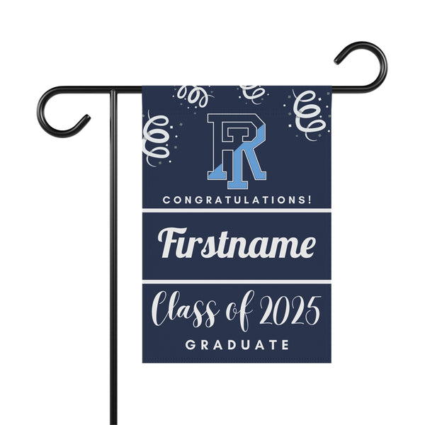 Personalized URI 2025 Graduate Yard Flag
