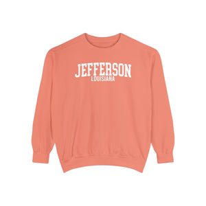 Jefferson Louisiana Comfort Colors Sweatshirt