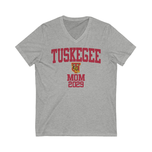 Tuskegee 2029 MOM V-Neck Tee