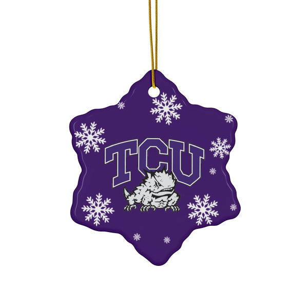 TCU Ceramic Ornaments