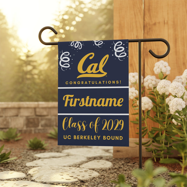 Personalized UC Berkeley 2029 Yard Flag