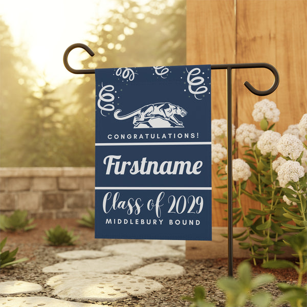 Personalized Middlebury 2029 Yard Flag