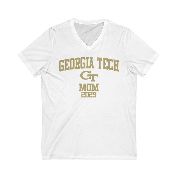 Georgia Tech 2029 MOM V-Neck Tee