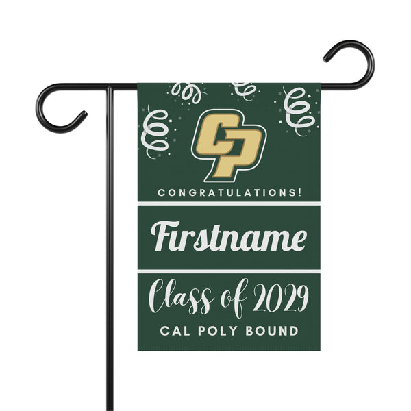 Personalized Cal Poly 2029 Yard Flag