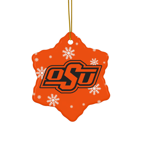 Oklahoma State Ceramic Ornaments