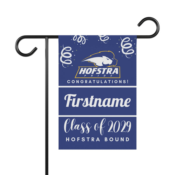 Personalized Hofstra 2029 Yard Flag