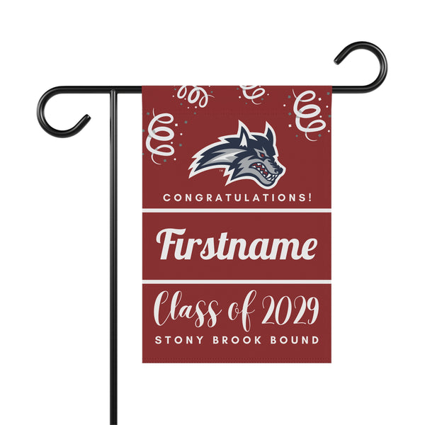 Personalized Stony Brook 2029 Yard Flag