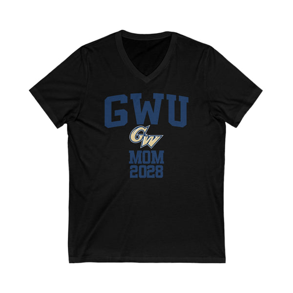 GWU Class of 2028 MOM V-Neck Tee