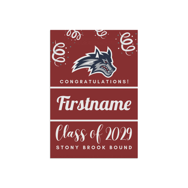 Personalized Stony Brook 2029 Yard Flag