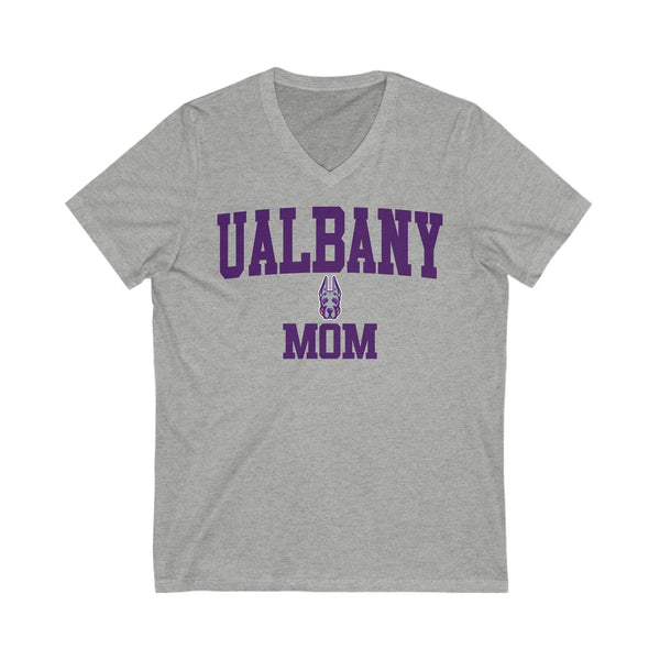 UAlbany MOM V-Neck Tee