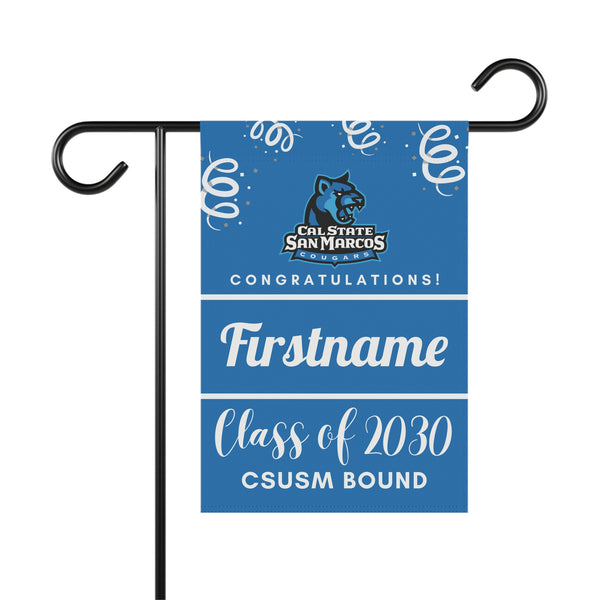 Personalized CSUSM 2030 Yard Flag