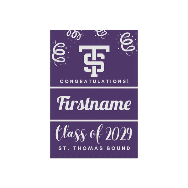 Personalized St. Thomas 2029 Yard Flag