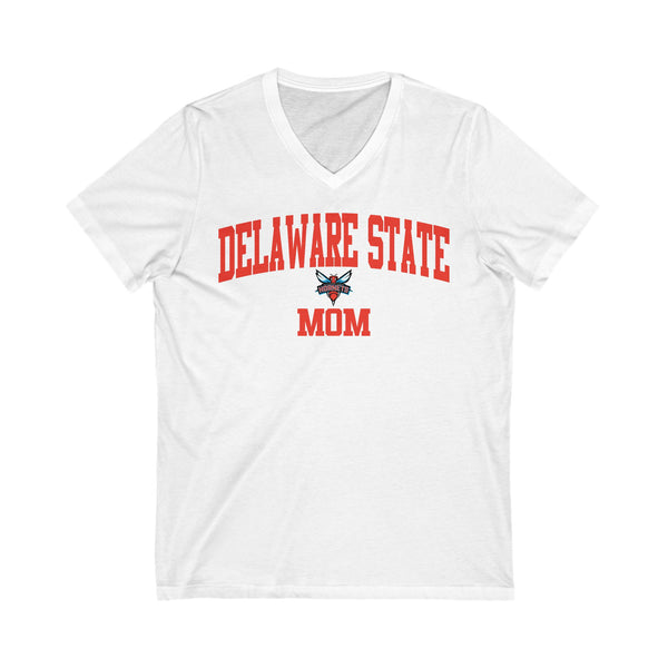 Delaware State MOM V-Neck Tee
