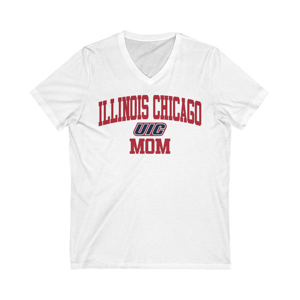 UIC MOM V-Neck Tee