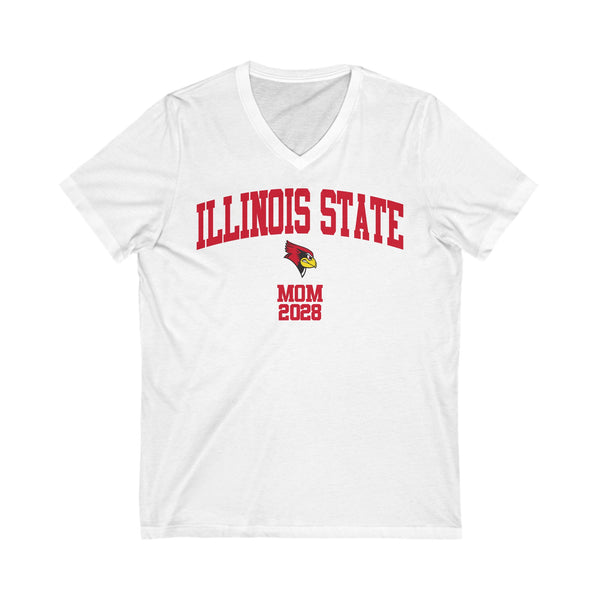 Illinois State Class of 2028 MOM V-Neck Tee