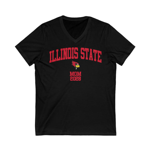 Illinois State Class of 2028 MOM V-Neck Tee
