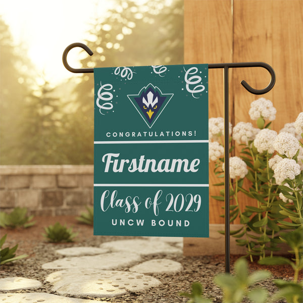 Personalized UNCW 2029 Yard Flag