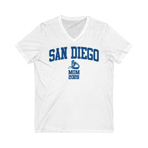 San Diego Class of 2028 MOM V-Neck Tee