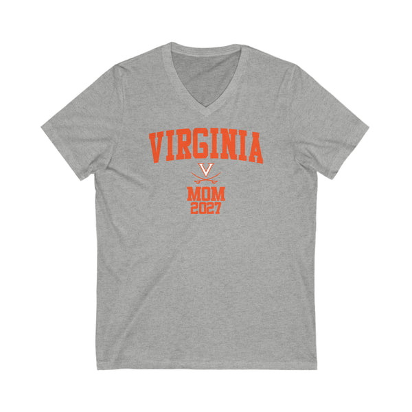 UVA Class of 2027 MOM V-Neck Tee