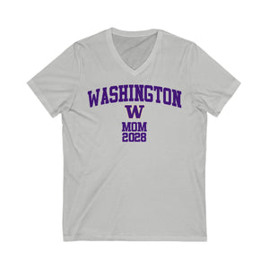 Washington Class of 2028 MOM V-Neck Tee