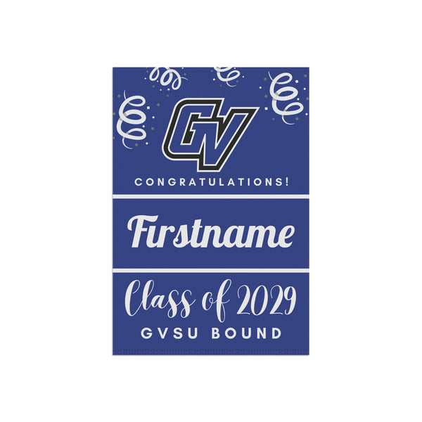 Personalized GVSU 2029 Yard Flag