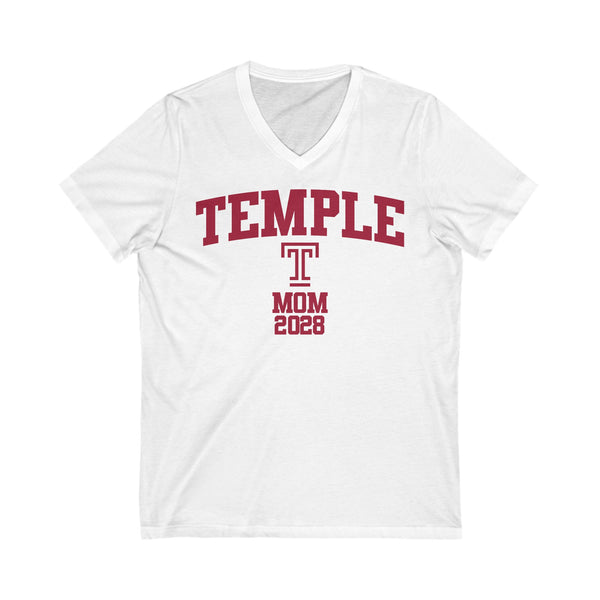 Temple Class of 2028 MOM V-Neck Tee